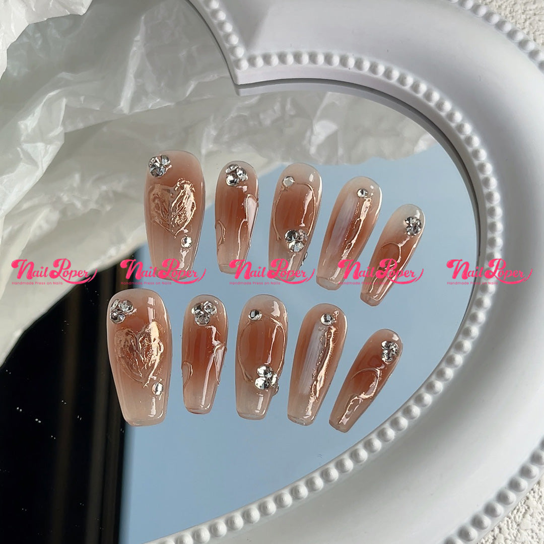 Rose Gold Rush long